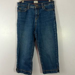 Levi’s perfectly slimming capris jeans denim, 8